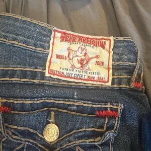True Religion Denim with Red Accents